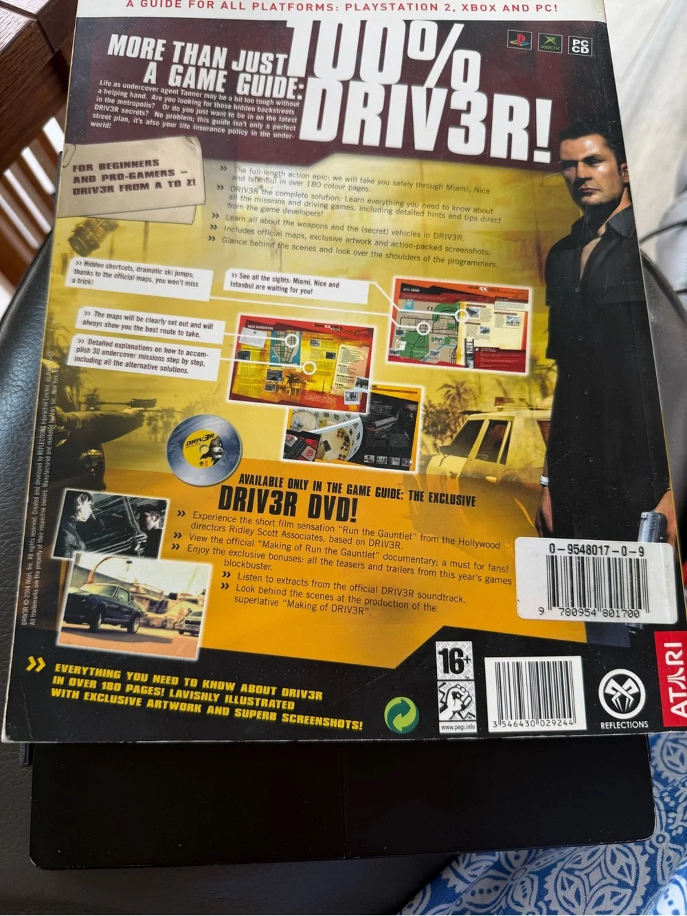 Driv3r - The Official Strategy Guide by Atari - 2004 Paperback - NO BONUS DVD -
